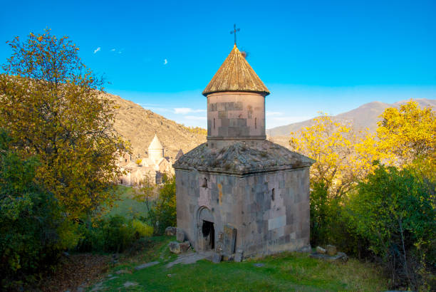 ゴシャヴァンク12〜13世紀のアルメニア中世修道院、アルメニアのゴシュ��村 - armenian culture armenia saint monastery ストックフォトと画像