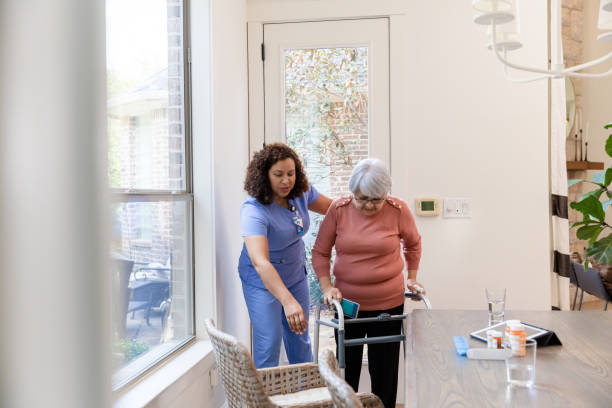 istock Physical therapist works with her patient 1447776690