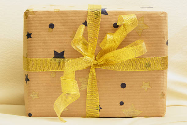 istock Gift box on a light background. gift and holiday 1447777596