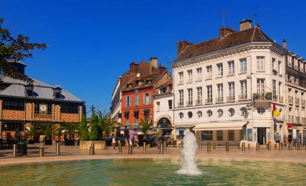 istock Sens old town streets with medieval houses 1447784613