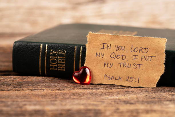 istock Handwritten Bible quote 1447784651
