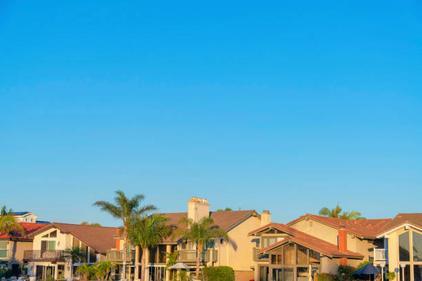 istock Houses with different design structures at Coronado, San Diego, California 1447791256