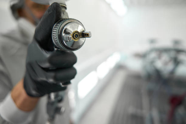 istock Close up photo of male holding atomizer 1447801778