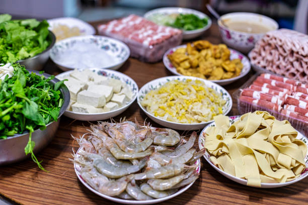 Chinese traditional gourmet hot pot