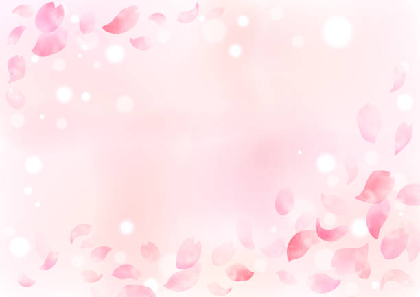 水彩桜フレームデザイン - 春点のイラスト素材／クリップアート素材／マンガ素材／アイコン素材