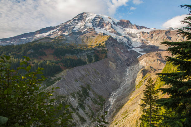 istock Mt Rainier waterfalls and mountain landscapes 1447815273
