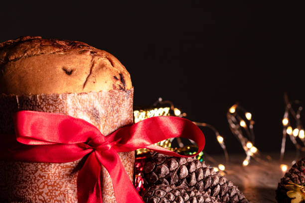 istock Homemade Christmas Even Bread on Blurry Background, Copy Space. 1447826943