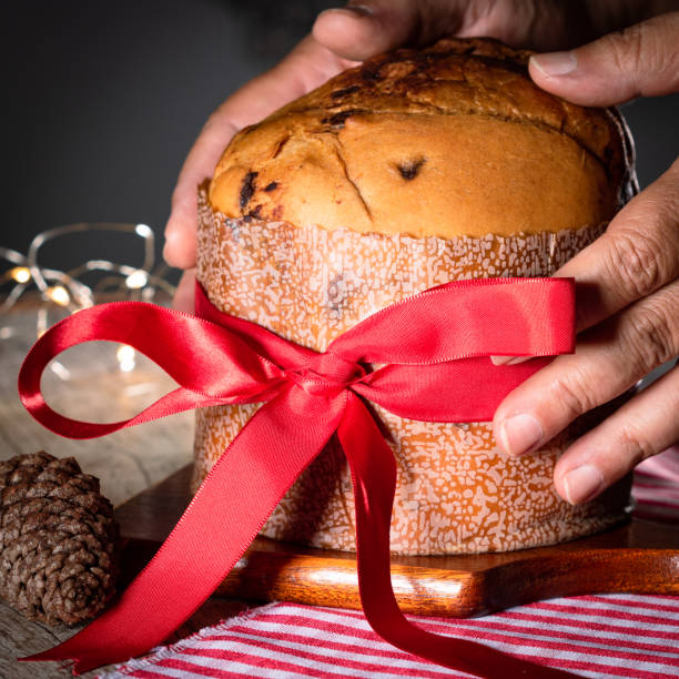 istock Homemade Christmas Even Bread on Blurry Background, Copy Space. 1447826947