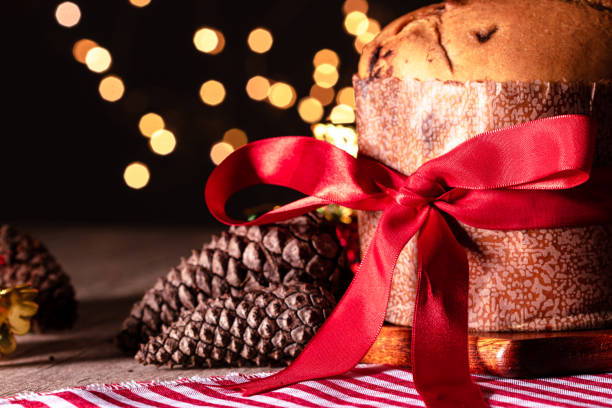 istock Homemade Christmas Even Bread on Blurry Background, Copy Space. 1447826950
