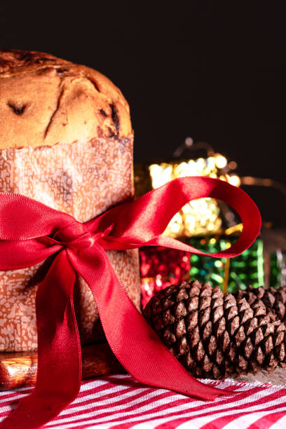 istock Homemade Christmas Even Bread on Blurry Background, Copy Space. 1447826969