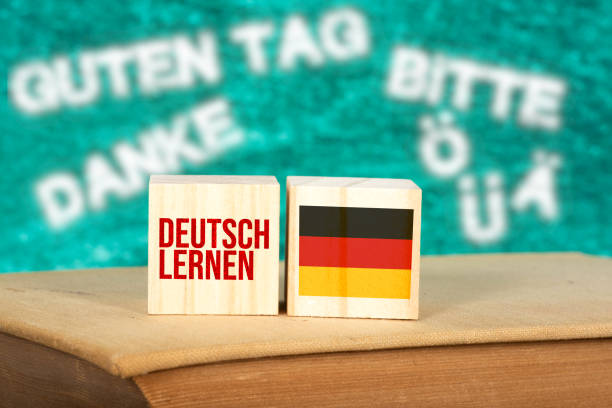istock A chalkboard at school and slogan German Learning 1447832596