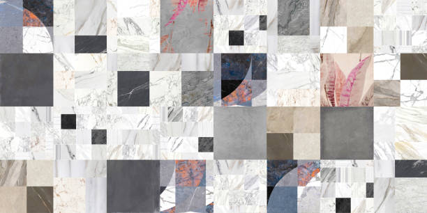 istock Creative pattern stone ceramic wallpaper design. Natural stones marbles 1447838860