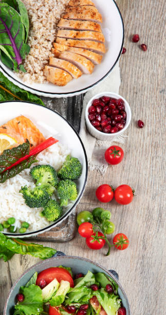 istock Healthy food  dishes 1447838961