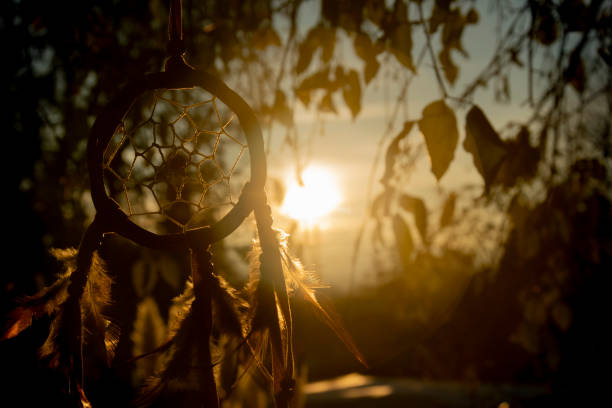 istock Golden Dreamcatcher Silhouette 1447845018