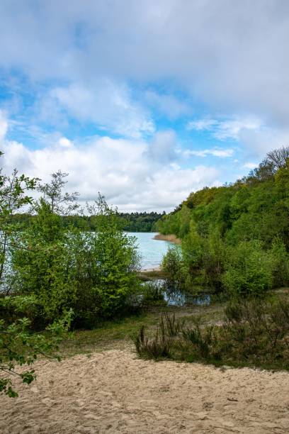 istock Riverside with the turquoise water view in the background, vertical 1447845402