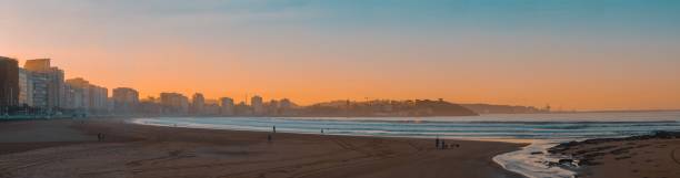 istock Lanscape of Gijon at sunset 1447852252