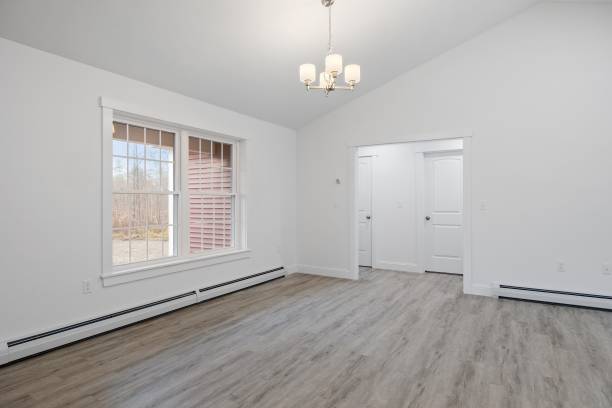 istock Interior of an empty house for sale 1447857247