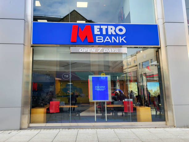 Metro Bank plc. stock photo