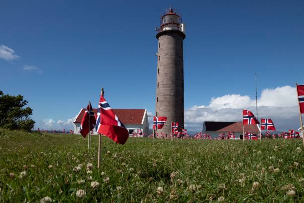 istock Lista Lighthouse located in Agder, Norway 1447862219