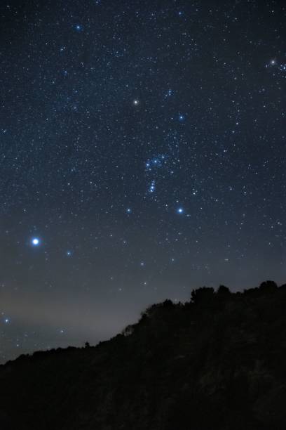 istock Vertical shot of a starry sky 1447865716