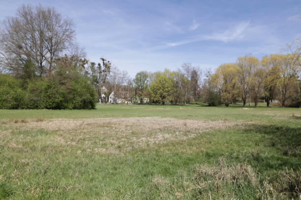 istock Sunny spring day in Bad Salzhausen 1447867386