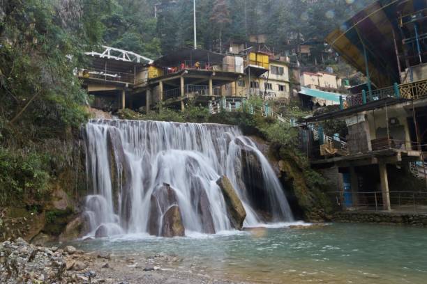 istock kempty falls mussoorie , uttarakhand	, india 1447868787