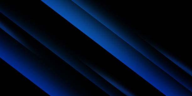 istock Abstract blue and black are light pattern with the gradient is the with floor wall metal texture soft tech diagonal background black dark clean modern 1447873592