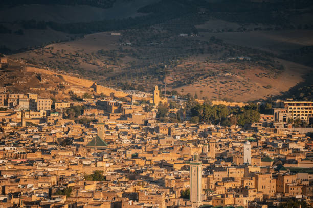 istock Fez, Morocco cityscape in morning 1447885148
