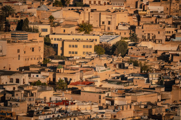 istock Fez, Morocco cityscape in morning 1447885156