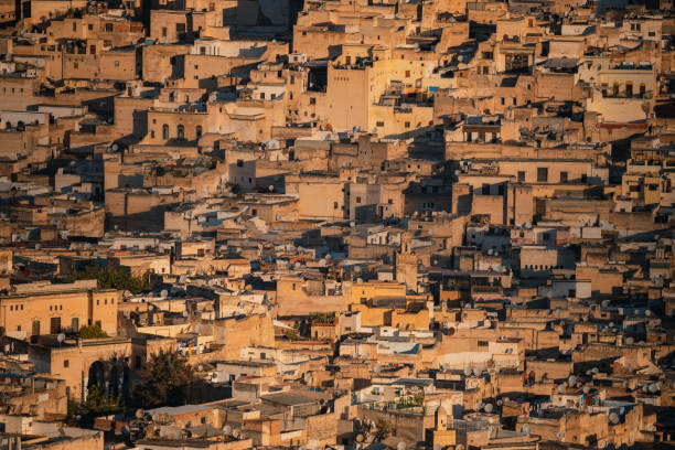 Fez, Morocco cityscape in morning