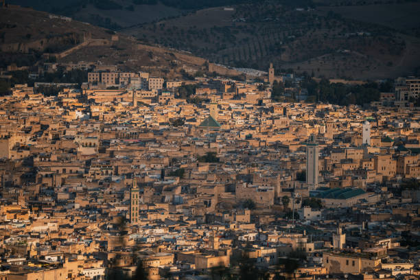 istock Fez, Morocco cityscape in morning 1447886045