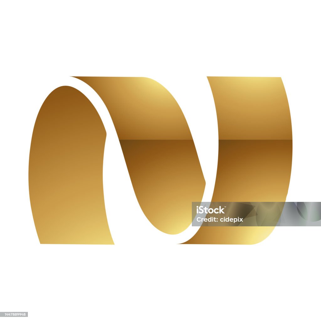 Biểu Tượng Chữ N Vàng Trên Nền Trắng Biểu Tượng 5 Hình minh họa ...