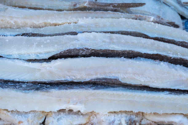 istock Several pieces of healthy and tasty salted cod. 1447890226