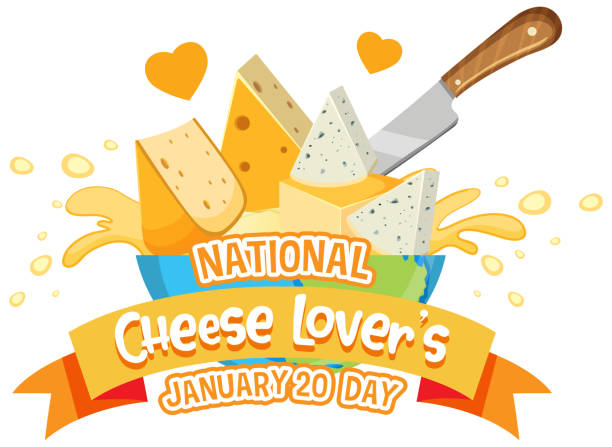 National Cheese Lovers Day Banner Design vector art illustration
