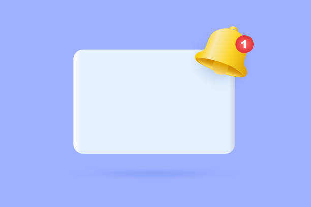 ilustrações de stock, clip art, desenhos animados e ícones de notifications. web banner. business planning, events, date reminder, or timetable concept. notification vector render. reminder. vector illustration - lembrete