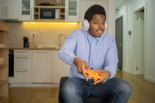 istock Gamer playing esports 1447900522