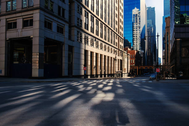 istock Beautiful Light of Chicago Streets 1447901261