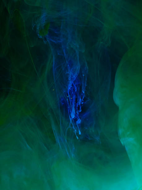 istock Acrylic colors and ink in water 1447903644