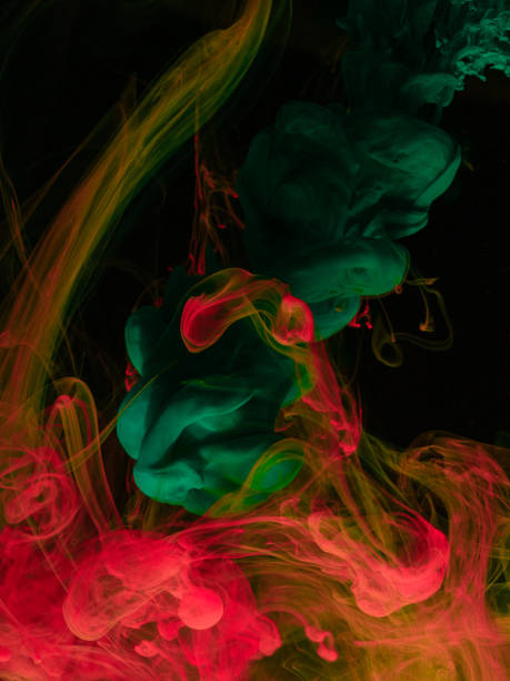 istock Acrylic colors and ink in water 1447903898