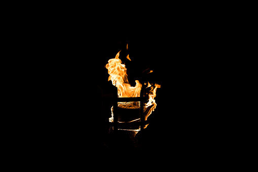 Close-up of a burning flame