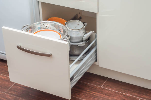 istock kitchen cabinets, beige with closers 1447907501
