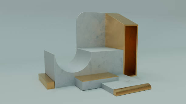 istock 3D illustration of pedestal podium 1447908669
