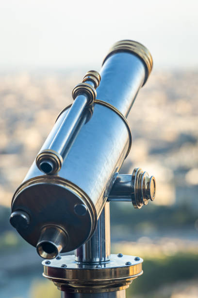 istock Telescope of the second floor of the Eiffel Tower 1447914052