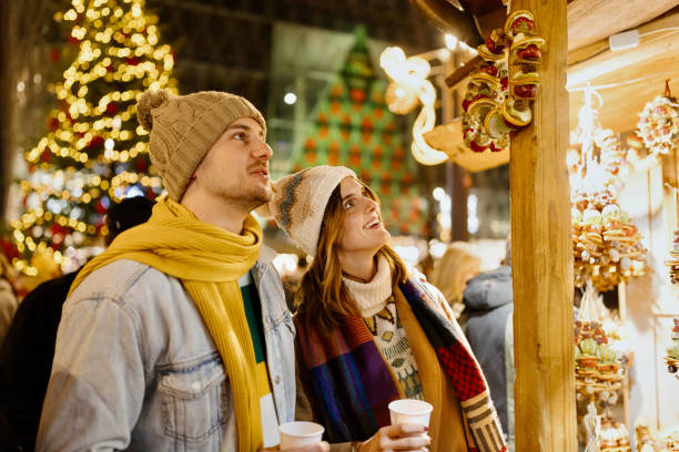 istock Christmas market 1447914959