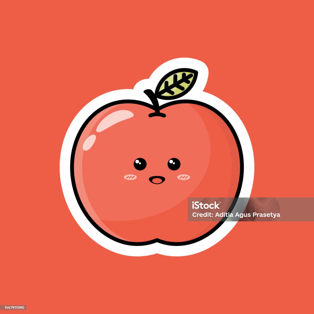 Nhân Vật Hoạt Hình Trái Cây Dễ Thương Với Biểu Cảm Tươi Cười Hạnh ...