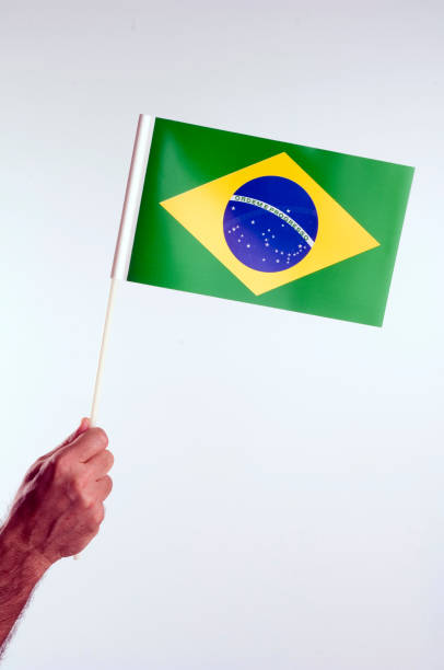 istock Brazils national flag. 1447923001