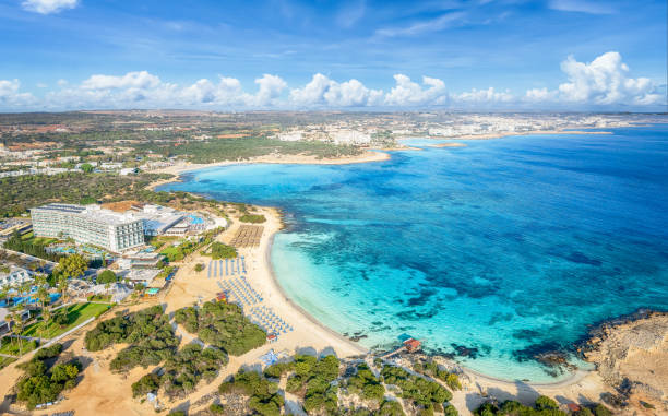 istock Landscape with Makronissos Beach, Cyprus 1447926126