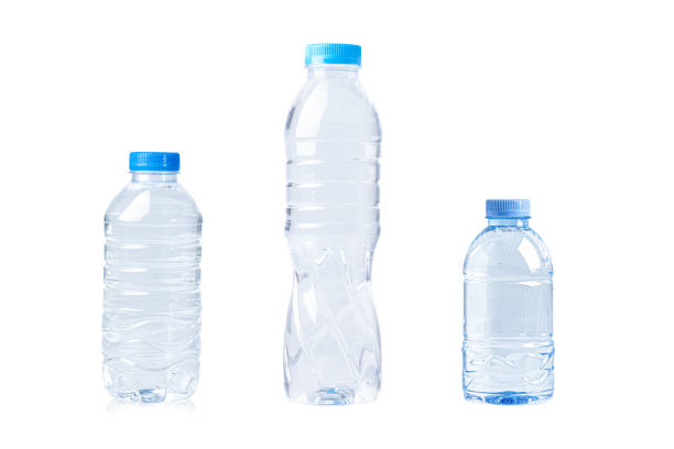 istock Plastic water bottle for drink isolated on white background. 1447926426