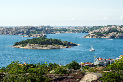 Swedish archipelago in summer season.