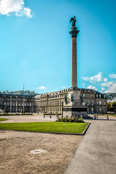 istock Jubilee Column Presenting The Front Of Schlossplatz In Stuttgart, Germany 1447941003